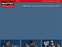 Tablet Screenshot of mastro.at